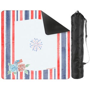 USA Mahjong Mat, Patriotic Mahjong Mat, Hydrangea Mahjong Mat, Red White Blue Mahjong Mat, 4th of July Mahjong Mat, America Mahjong