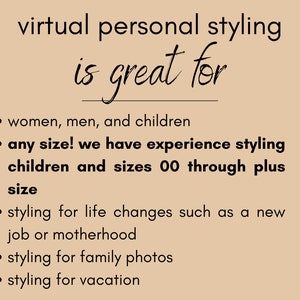 Personal Stylist, Personal Styling, Personalized Lookbook, Personalized Fashion, Stylist, Plus Size Styling, Inclusive Styling, Mens Styling image 2