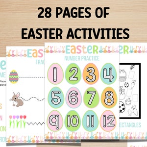 Easter Game Bundle, Preschool Easter Games, Preschool Easter Activities, Educational Easter Printables, Classroom Easter Activities