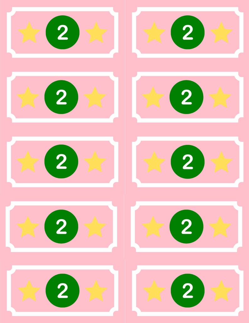 Editable Kids Reward Bucks Printable - Il 794xN.5007933295 Dvnm 