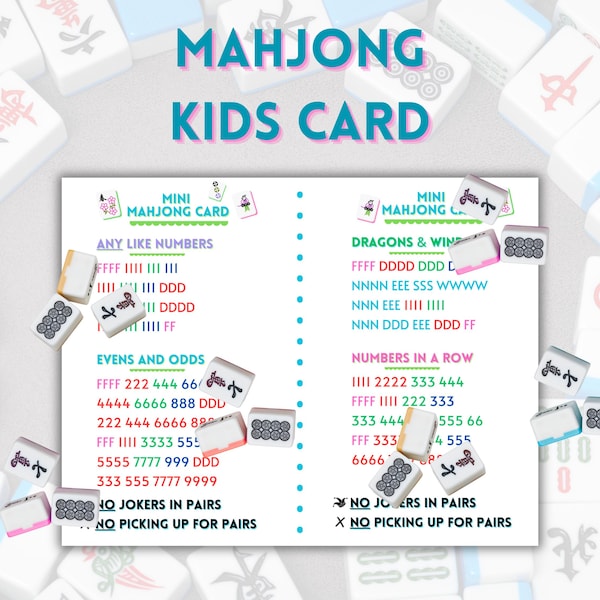 Printable 2025 Mahjong Cards - Il 600x600.6919597020 G6mm 