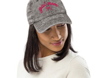 Gorra de béisbol bordada para mamá - Gorra de béisbol para mamá - Sombrero con lazo para mamá - Mamá femenina - Sombrero para mamá - Gorra de béisbol para mamá