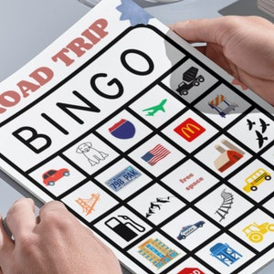 Road Trip Bingo for Kids, Road Trip Bingo Printable, Road Trip iSpy, Road Trip Games for Kids, Road Trip Activities, Road Trip Printable