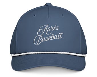 Après Baseball Rope Hat | Retro Rope Trucker | Summer Baseball Cap | Baseball Mom Hat