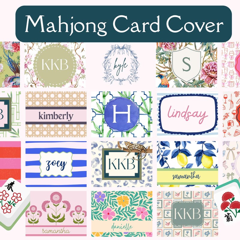 Mahjong Card Holder Svg - Etsy