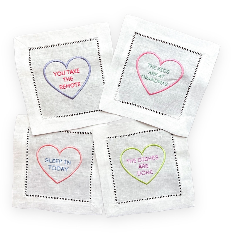 MillennialMomEdit Linen Cocktail Napkins - Thumbnail 2