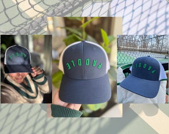 Paddle Hat, Platform Tennis Hat, Platform Tennis Gift, Platform Tennis Captain, Paddle Team, Paddle Team Hat, Paddle gift, Personalized Hat