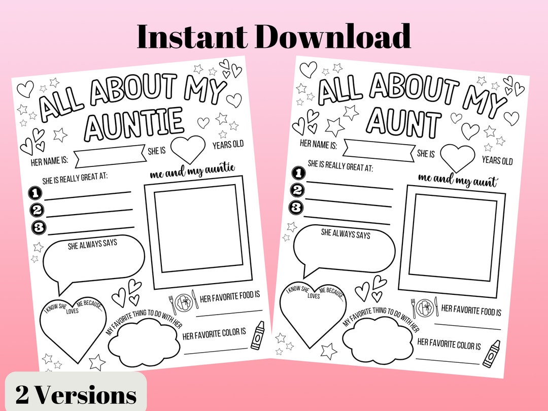 All About My Aunt Questionnaire - Il 1080xN.5753513678 2k7p 