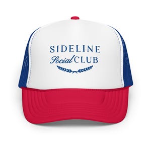 Sideline Social Club Hat, Baseball Mom Hat, Baseball Mom Trucker Hat, Sideline Social Club Trucker