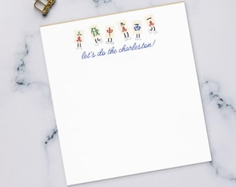 Mahjong Gift, Mahjong Notepad, Mahjong Charleston, Lets Do the Charleston, Mahjong Charleston Gift, Mahjong Group, Mahjong Funny