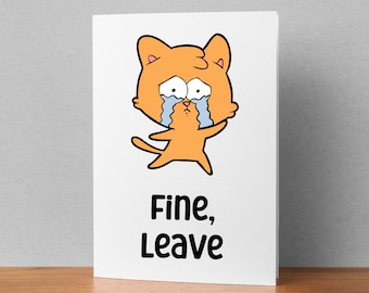 Old English Co. 'Miss Bugging You' Card - Funny Farewell Card For Coworkers & Friends