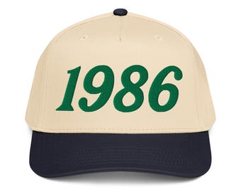 1986 Retro Hat for Men Women - 40th Birthday Hat - Custom Embroidery Hat- 40th Birthday Gift for Him or Her - 1986 Party - Born in 1986