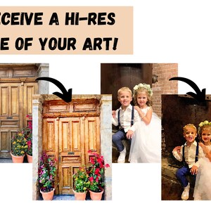 WATERCOLOR ARTWORK From PHOTO, Turn Photo Into Artwork, Custom ...