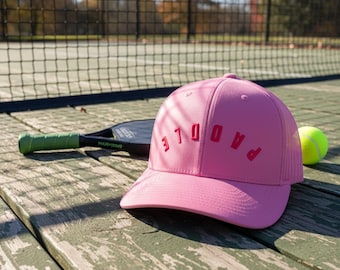 Pink Paddle Hat, Pink Platform Tennis Hat, Platform Tennis Gift, Platform Tennis Captain, Paddle Team, Paddle Team Hat, Paddle gift