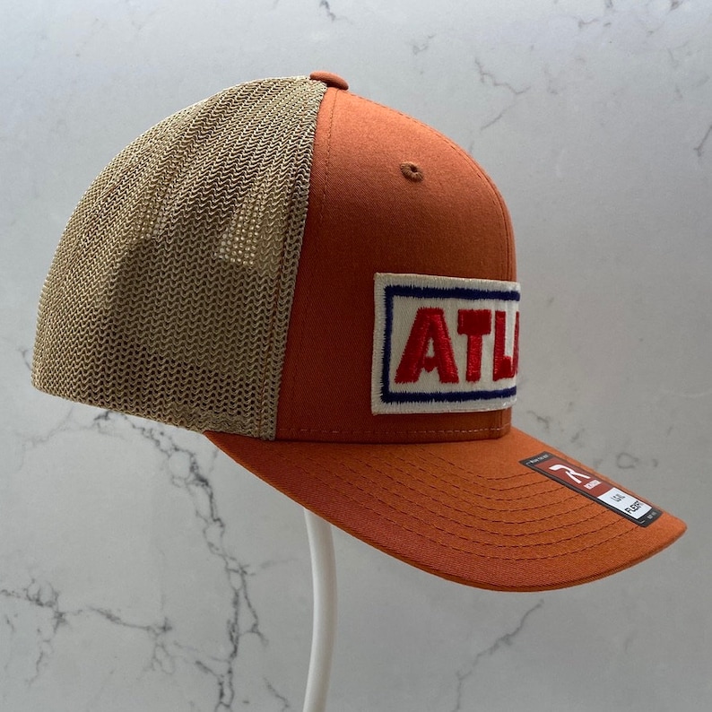 new cap, vintage patch Logo Trucker Hat Atlas Auto Parts