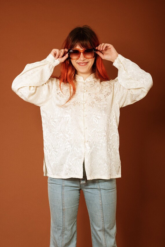Vintage Button Up Blouse
