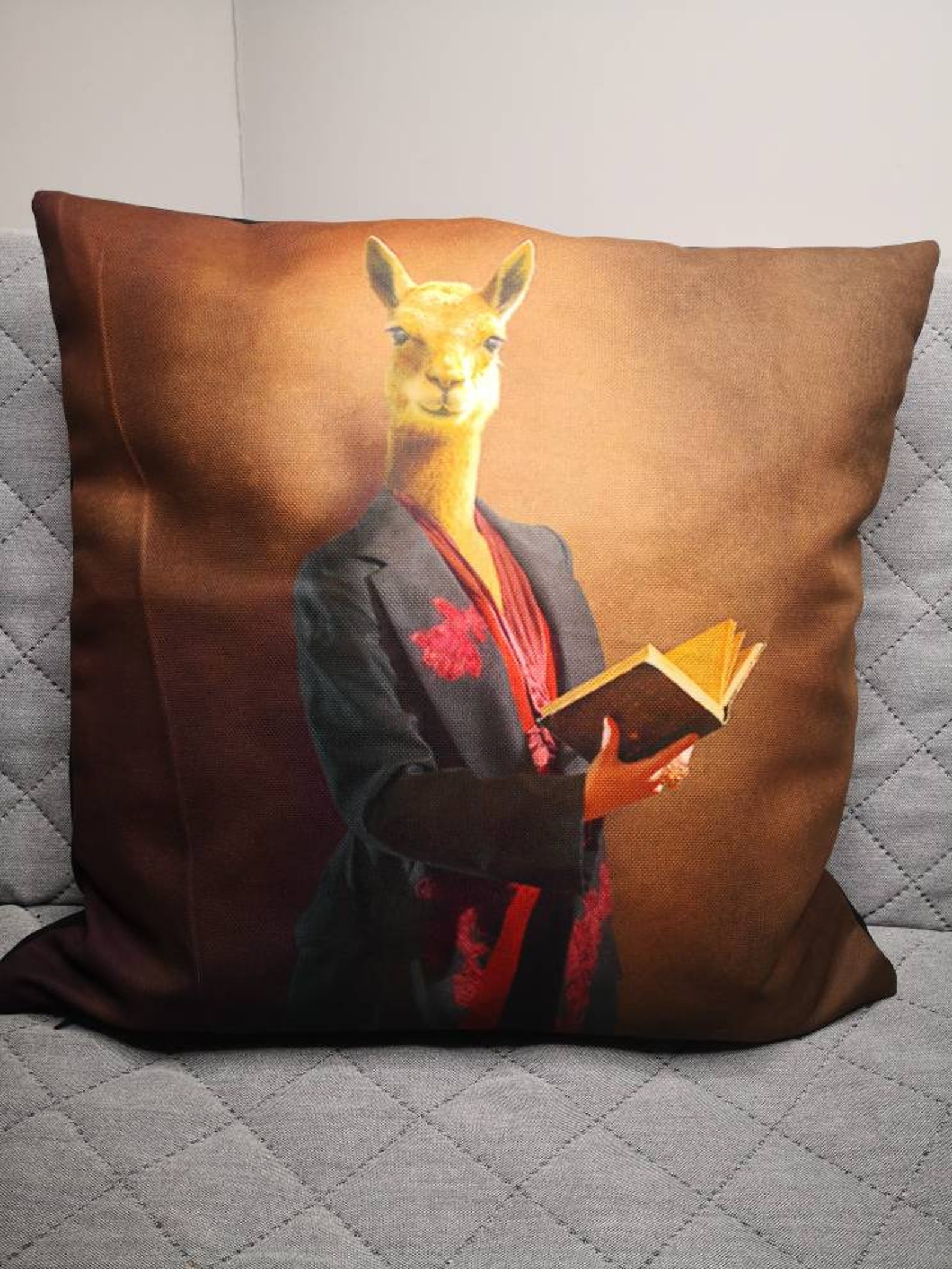 Cushion Cover Kangaroo / Pillow // Decorative Pillow // Etsy