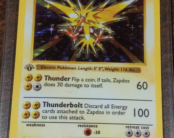 Moltres Gx Pokemon Card Custom Made Silver Steel Metal Shiny Etsy