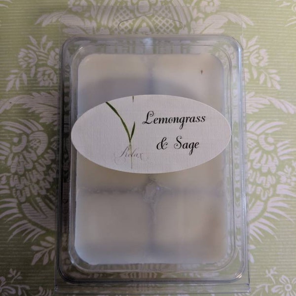 Lemongrass and Sage soy wax melt