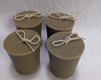 Traditional natural bayberry votives (scented and unscented)