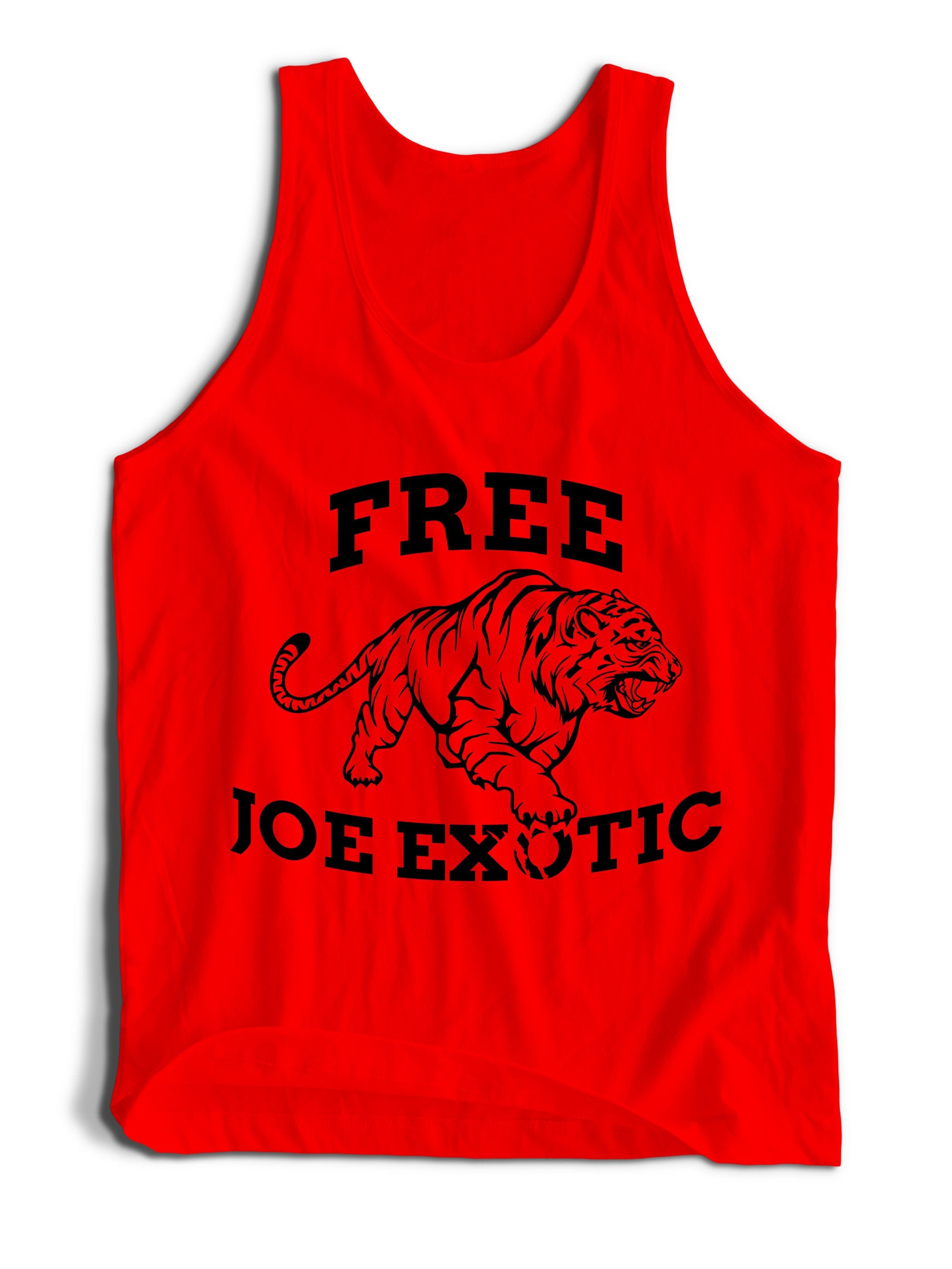Free Joe Exotic Tank Top Tiger King Joe 