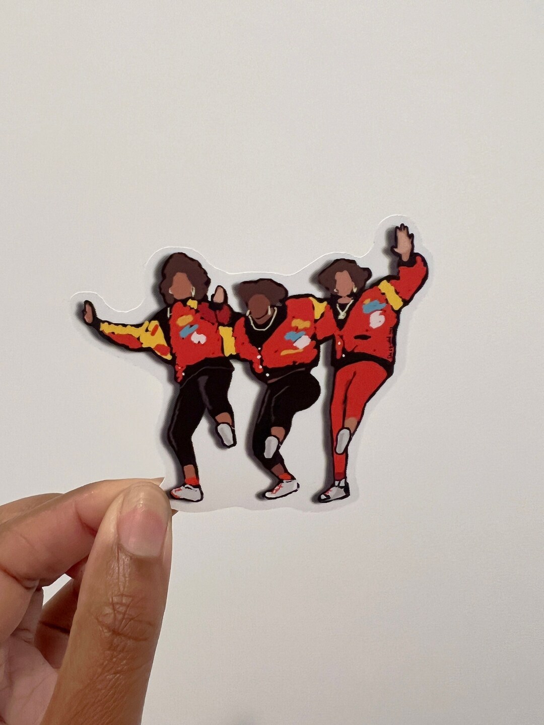 JJ Fad Sticker: 80s Hip Hop Rap Art Gift - Etsy