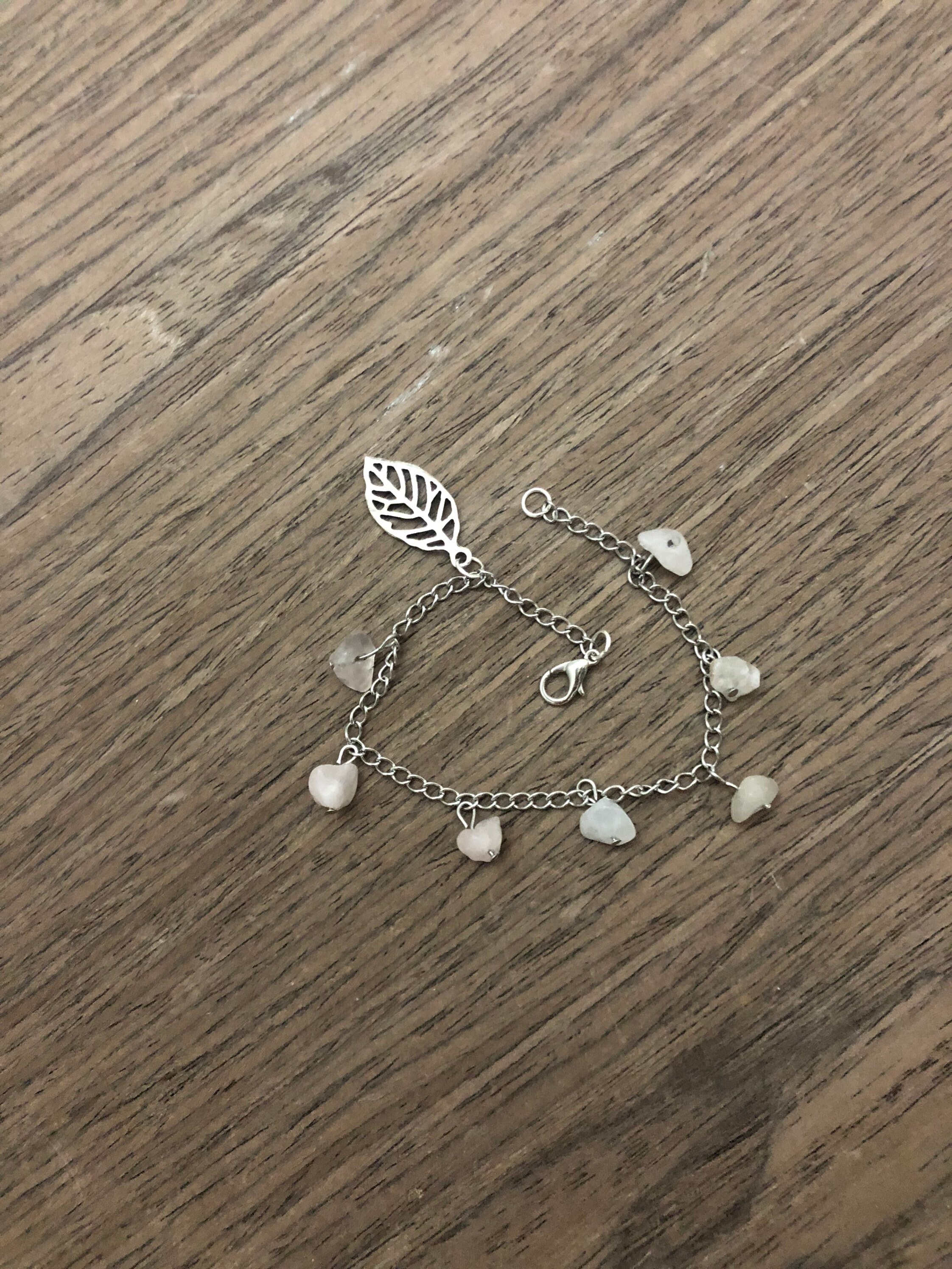 Rose Quartz Charm Bracelet Crystal Jewelry Rose quartz Etsy