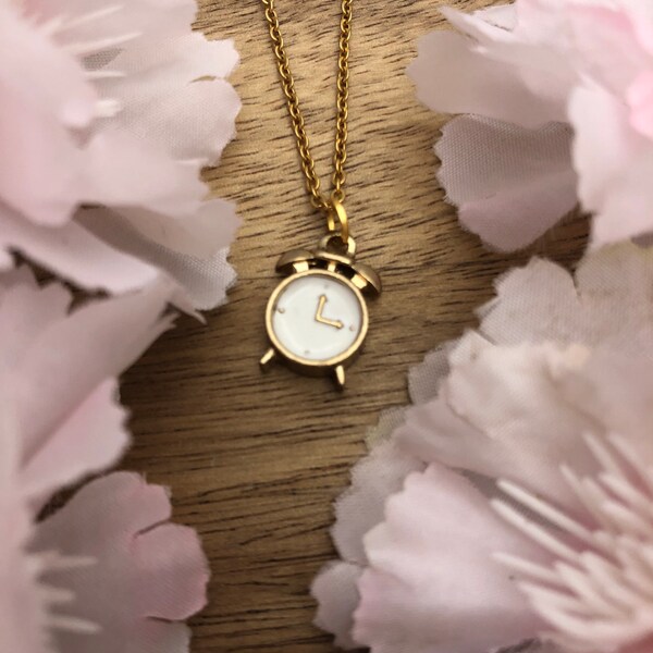 Clock Necklace Etsy