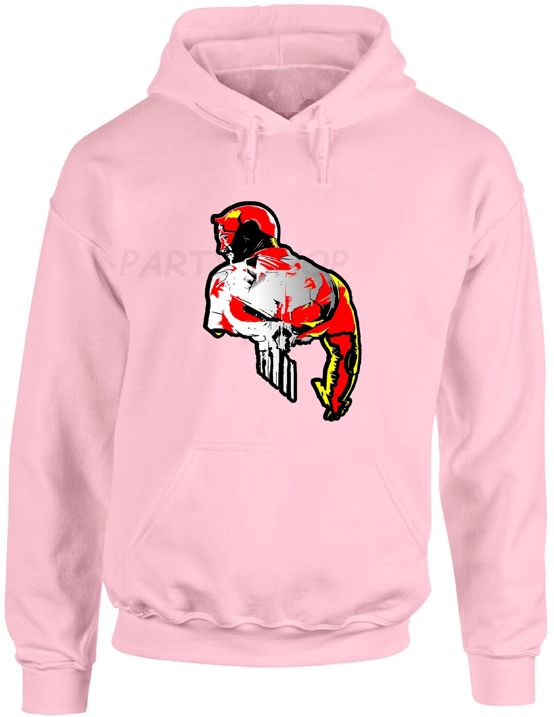 Dare Devil Inspired Men's Fleece Pullover Hoodie Etsy