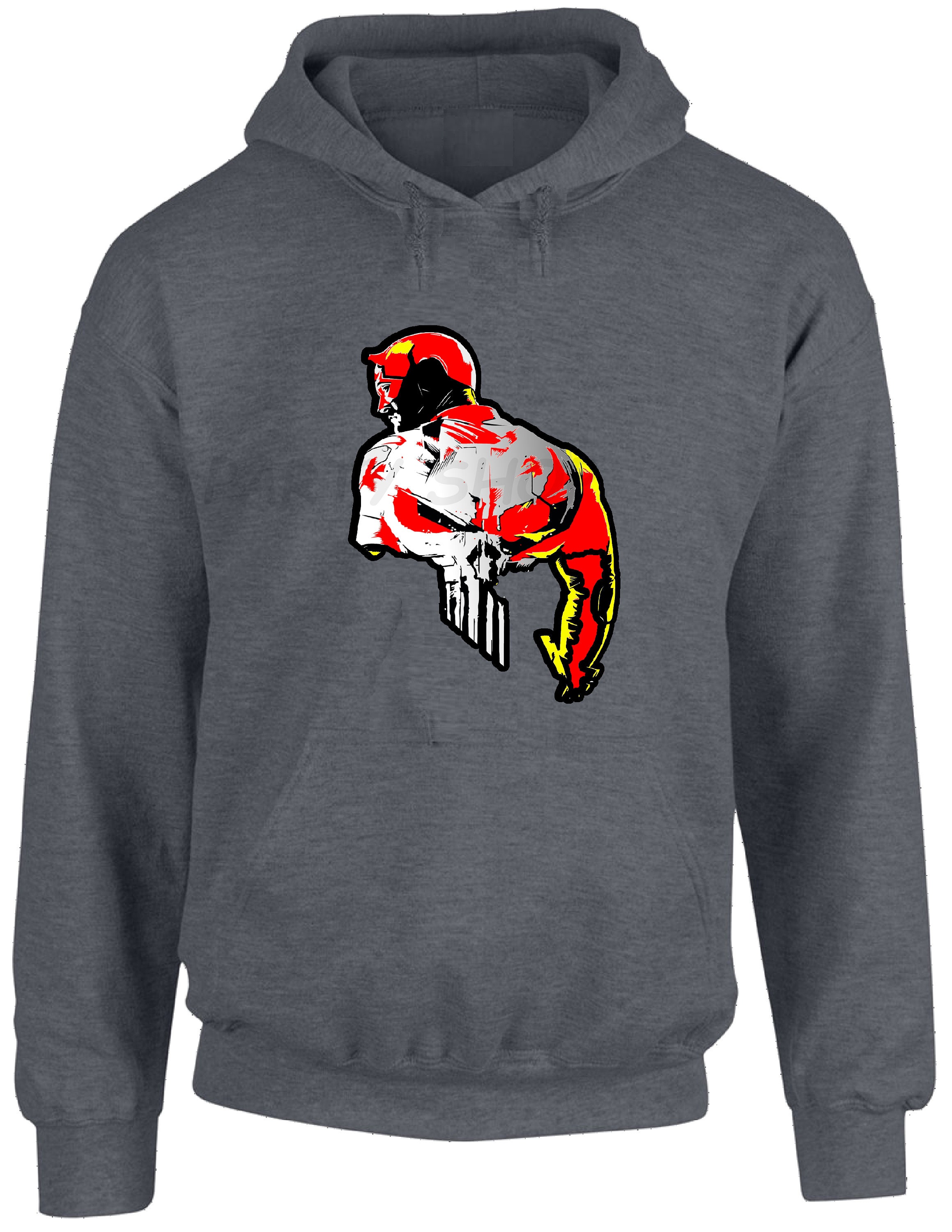 Dare Devil Inspired Men's Fleece Pullover Hoodie - Etsy