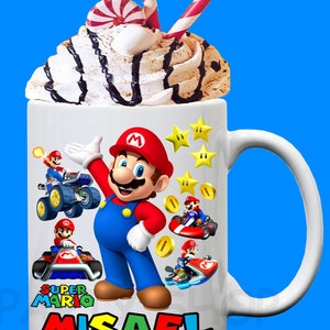 Personalized Super Mario Mug,,Super Mario Gift,MARIO Video Game Drinking Mug Super Mario Mug, Gift Coffee Mug, Super Nintendo Mug, Gamer Mug