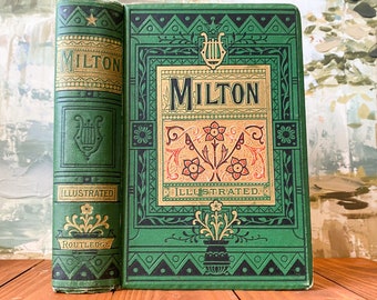The Poetical Works of John Milton published by George Routledge and Sons circa 1880. Illustrated by William Harvey