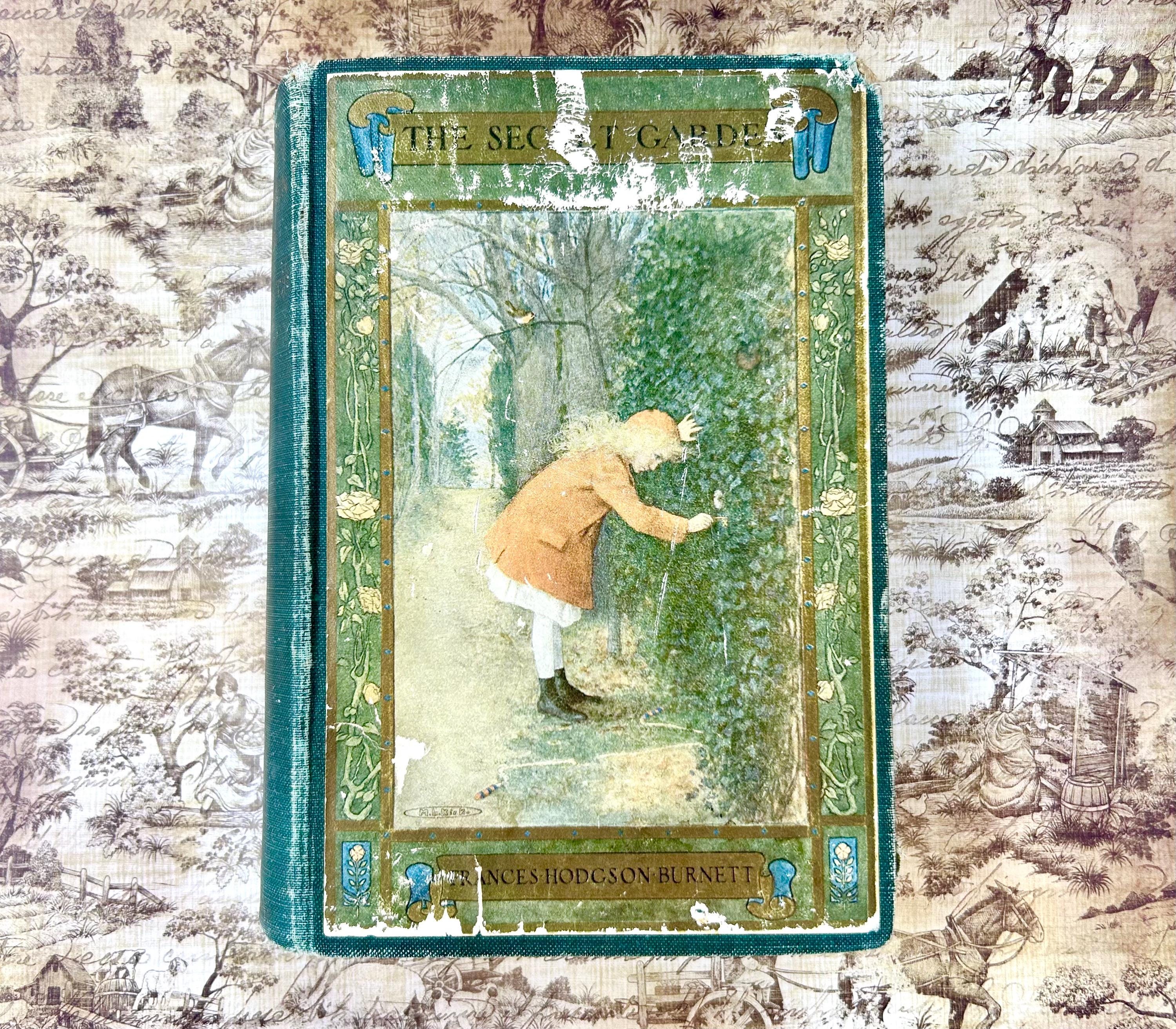 1911 The Secret Garden By Frances H. Burnett. Published by Frederick A. Stokes. First edition, fourth printing. Beautiful early printing.
