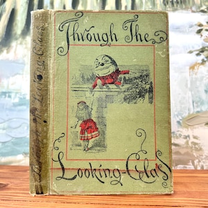 Through the Looking-Glass by Lewis Carroll. Illustrated by John Tenniel and published by Macmillan and Co., Limited in 1910