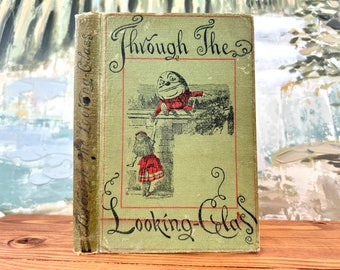 Through the Looking-Glass by Lewis Carroll. Illustrated by John Tenniel and published by Macmillan and Co., Limited in 1910