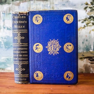 Charles Dickens Works – Appleton Edition, Illustrated, Fair Condition