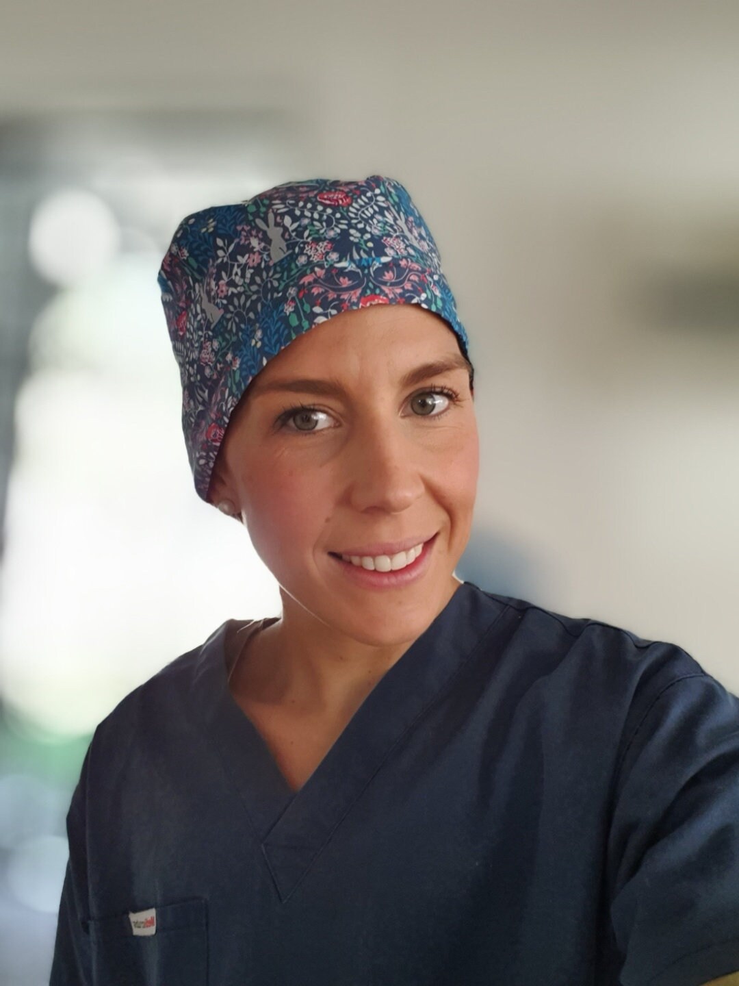 Wizard Print Scrub Cap Unisex Scrub Cap 