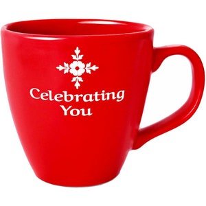 You are special today Celebrating You Red Mug in Gift Box