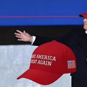 Machen Sie Amerika wieder großartig gestickt MAGA Hut | Kappe | Für Männer und Frauen, Trump Anhänger Hut | Maga Merch