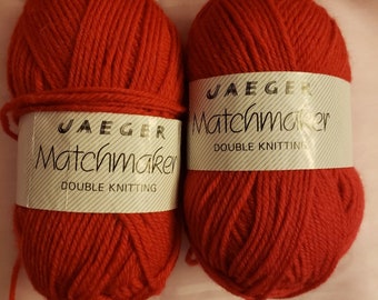 bright red #560 WOOL yarn 100/%-knitting yarn