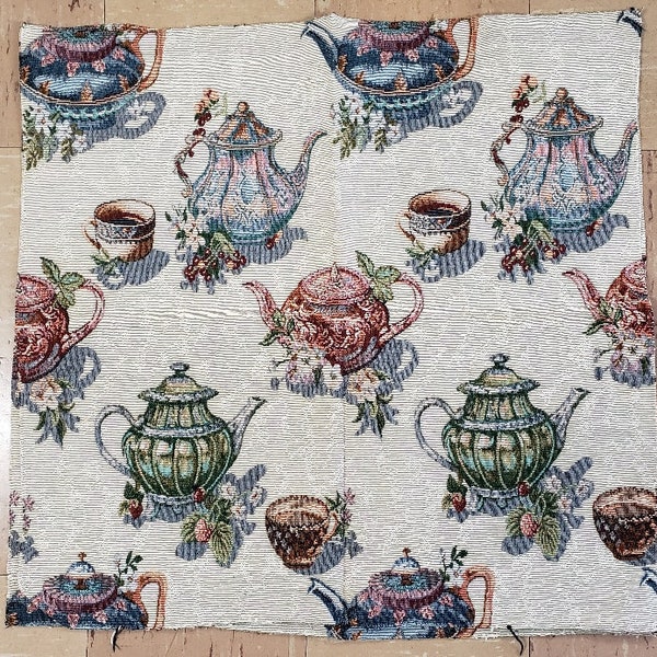 Teapot Fabric Etsy