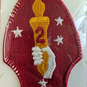 Vintage Embroidered Military Patches: Army, Marine, National Guard