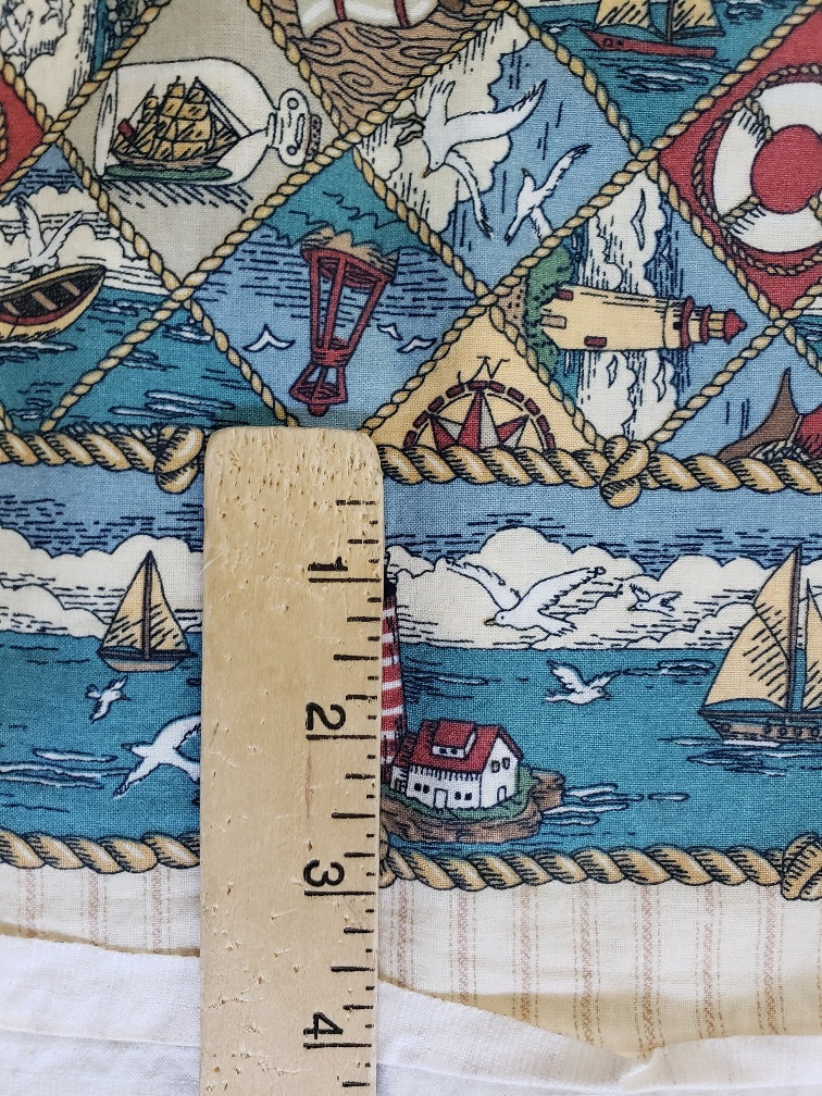 Nautical Themed Fabric Quilting Fabric Sewing Fabric Etsy