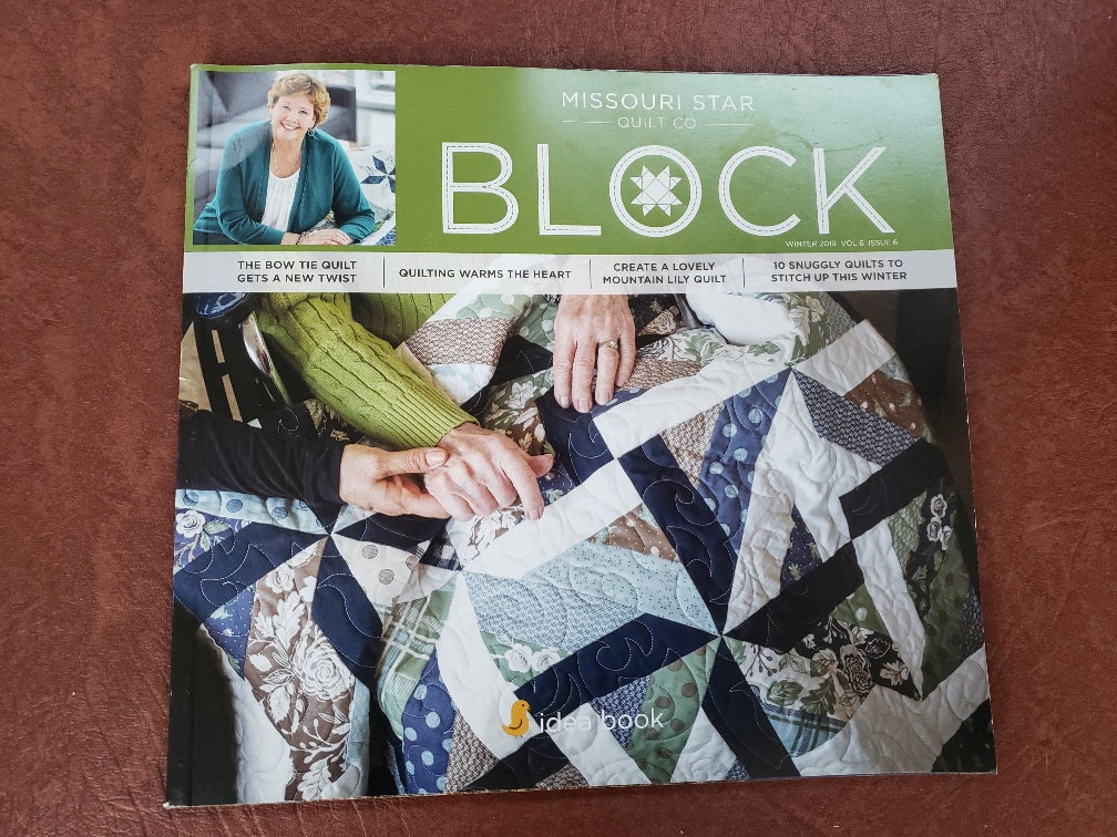 Missouri Star Quilt Co Block Magazine, Winter 2019, Vol 6, Issue 6, Block  Magazine, Winter 2017, Vol 4, Issue 1, Idea Book, Quilt Ideas 
