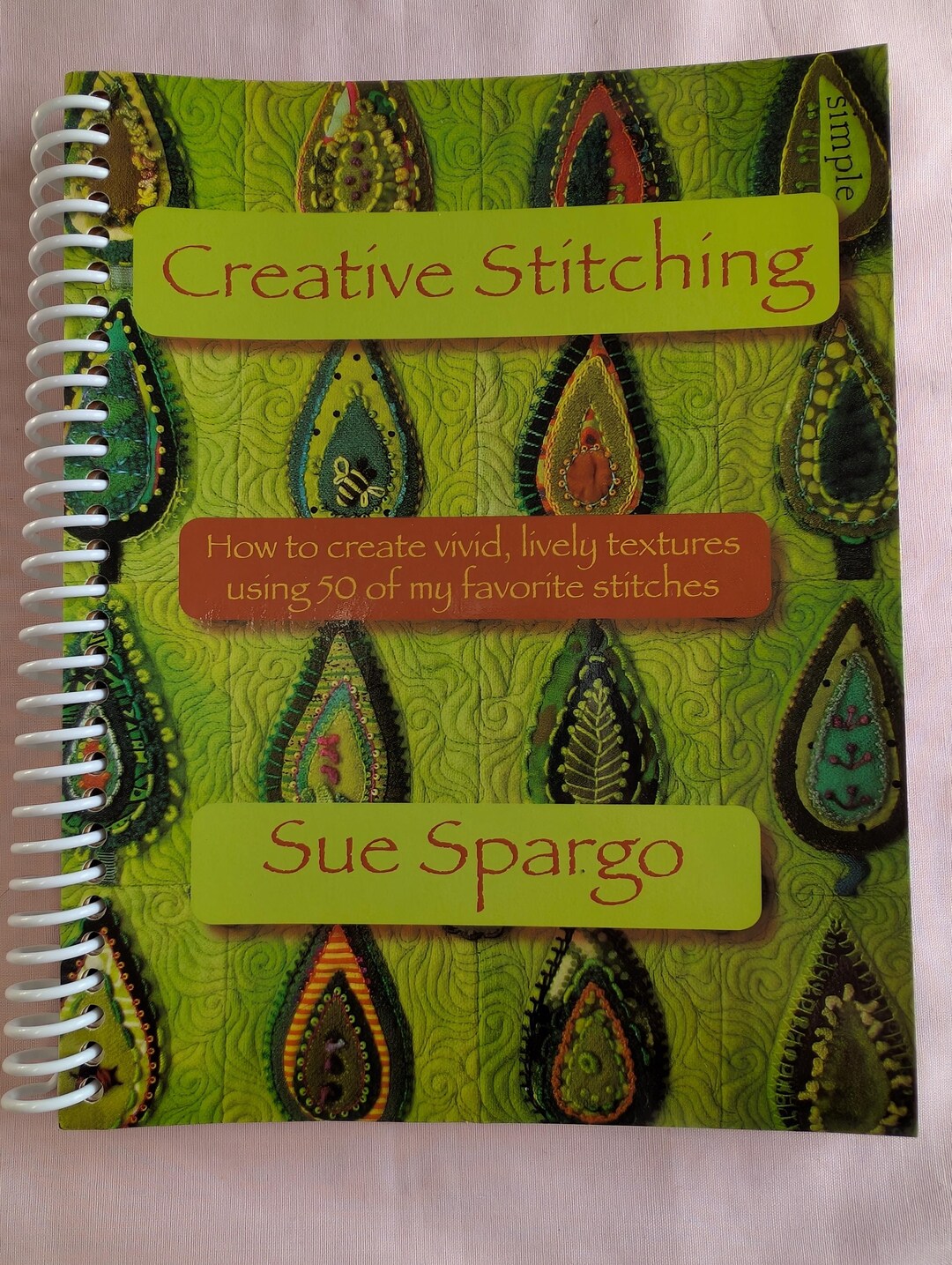 Creative Stitching, Sue Spargo, Embroidery Stitching, Wool Stitching - Etsy