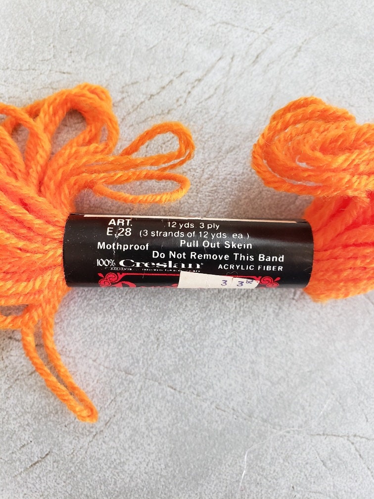 Needlepoint Yarn Crewel Yarn Acrylic Tapestry Yarn 3 Ply Etsy