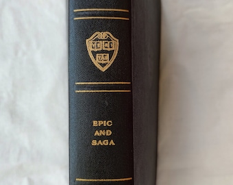 Harvard Classics, Epic and Saga, Volume 49, 1910, antique book