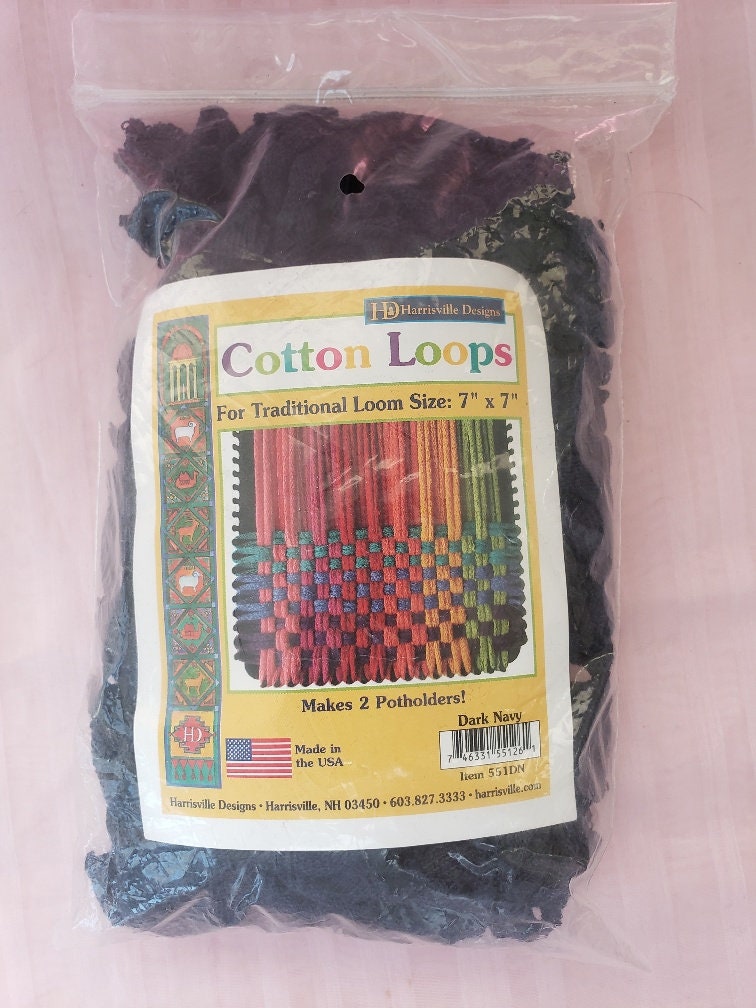 Premium Cotton Loops for Potholder Loom (Traditional Size)