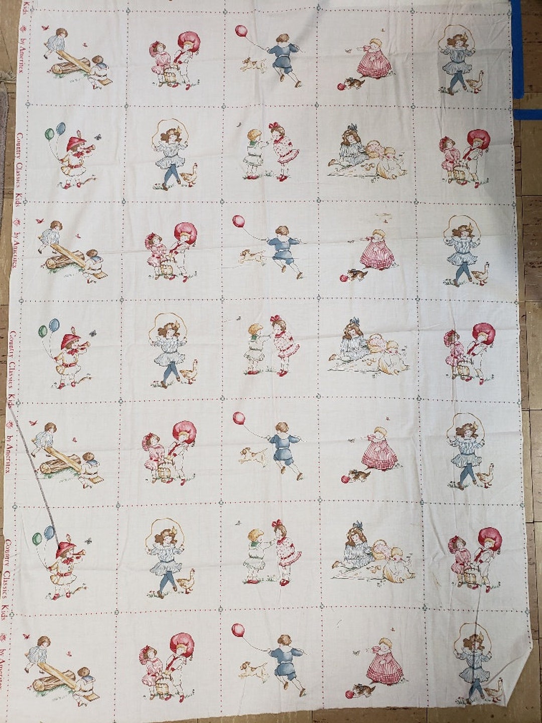 Country Classics Kids by Ameritex Cotton Fabric Yardage Etsy
