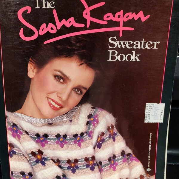 The Sasha Kagan Sweater Book, 48 Beautiful Handknits by a Top Fashion Designer, knitting book, knitting patterns